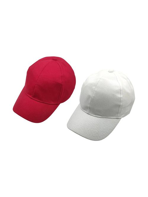 women's pack of 2 solid caps - 21347084 - Very Small Image - 1