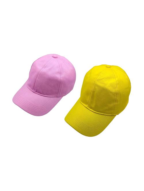 women's pack of 2 solid caps - 21347087 - Very Small Image - 1