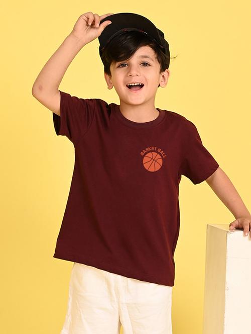 boys back print short sleeve t-shirt - 21349953 - Very Small Image - 1