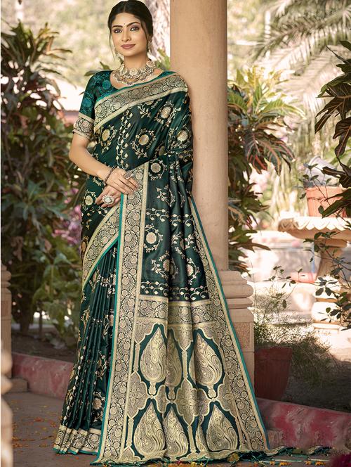 women self design banarasi saree - 21351049 - Very Small Image - 1