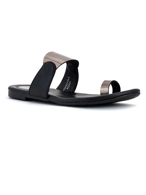 women black slip on sandal - 21351226 - Very Small Image - 1