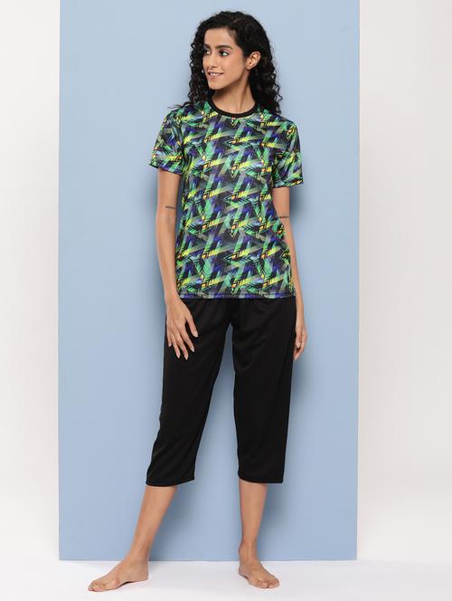 women printed swimwear set  - 21357202 - Very Small Image - 1