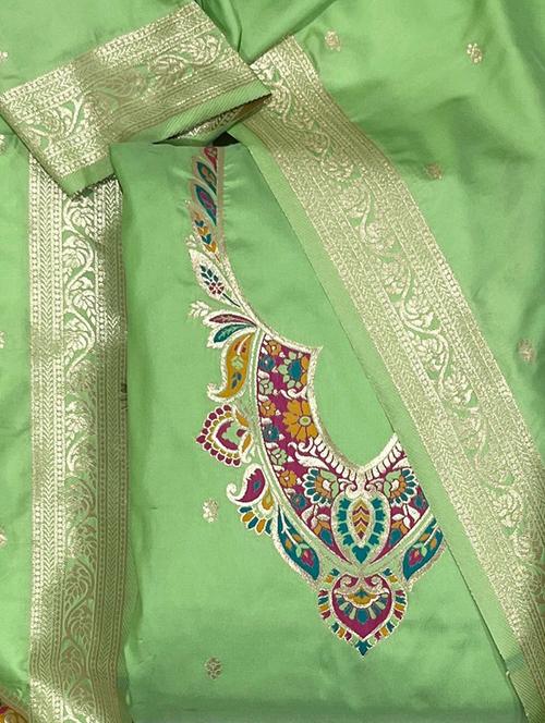 women self design unstitched suit set - 21357760 - Very Small Image - 1