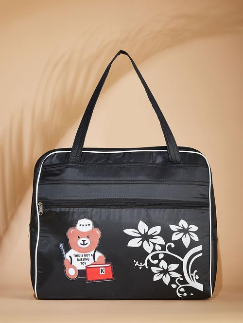 women black printed handbag - 21359393 - Very Small Image - 1