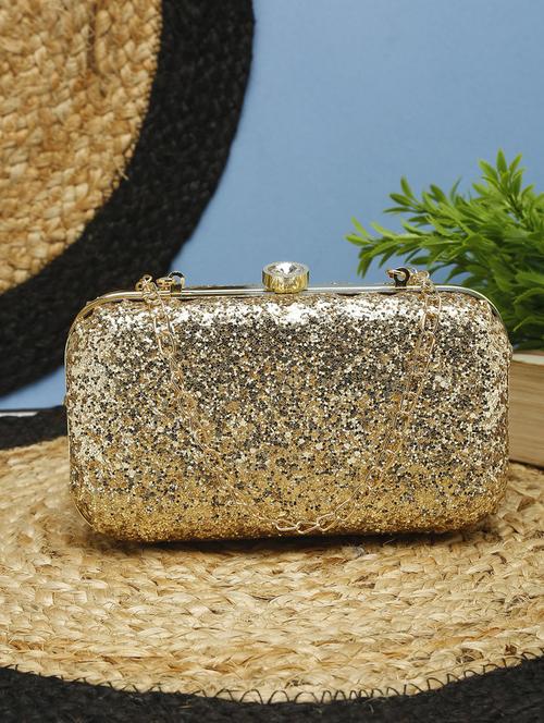 women embellished box clutch - 21359985 - Very Small Image - 1