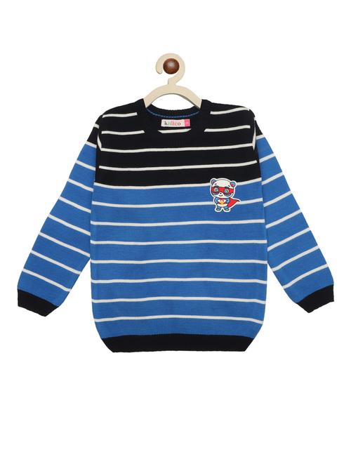 boys striped long sleeves sweater - 21360126 - Very Small Image - 1