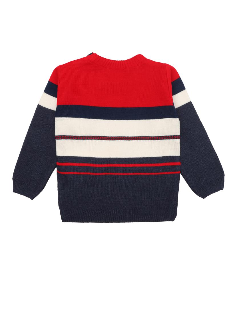 kids long sleeved striped sweater - 21360149 - Zoom Image - 2