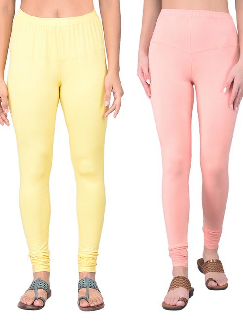 women pack of 2 solid leggings - 21361853 - Very Small Image - 1