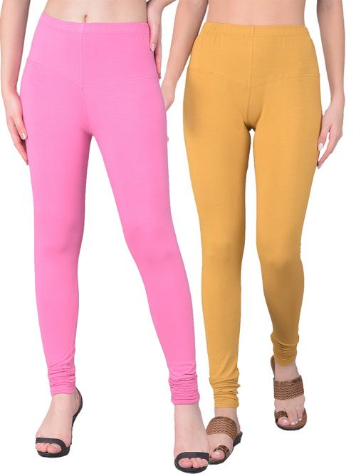 pack of 2 solid full length leggings - 21362071 - Very Small Image - 1