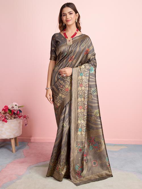 women self design banarasi saree - 21367691 - Very Small Image - 1