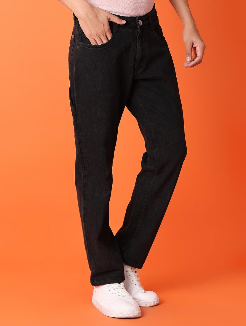 men black solid jean - 21368267 - Standard Image - 2