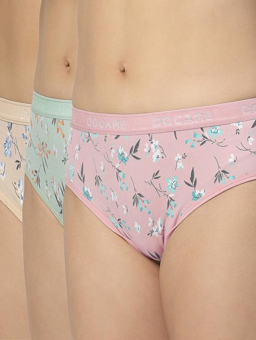 pack of 3 women printed hipster panty  - 21370707 - Very Small Image - 1