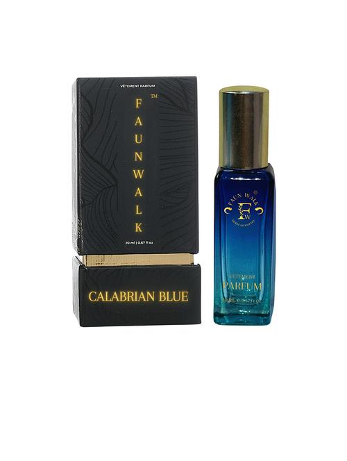 calabrian blue by faunwalk perfumes 20ml similar to versache dylan blue long lasting men perfume - 21371641 - Very Small Image - 1