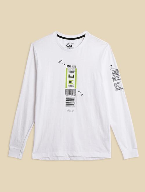 men round neck front print t-shirts - 21371833 - Very Small Image - 1