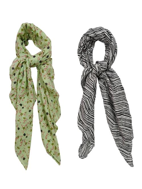 women pack of 2 printed scarves  - 21374512 - Very Small Image - 1