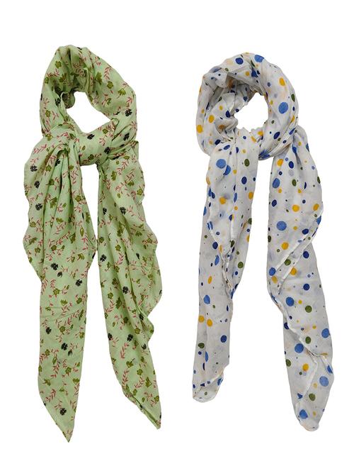 women pack of 2 printed scarves  - 21374513 - Very Small Image - 1