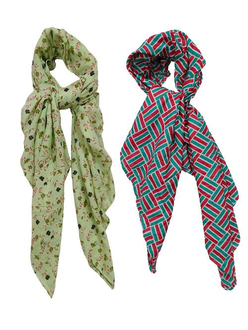 women pack of 2 printed scarves  - 21374515 - Very Small Image - 1