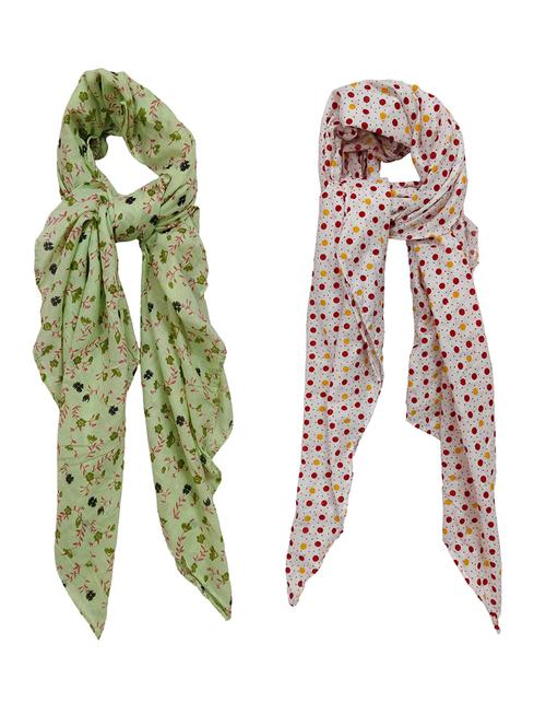 women pack of 2 printed scarves  - 21374517 - Very Small Image - 1