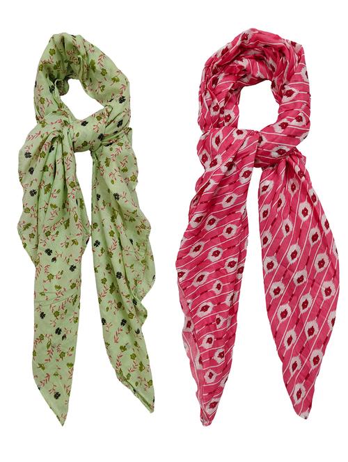 women pack of 2 printed scarves  - 21374518 - Very Small Image - 1
