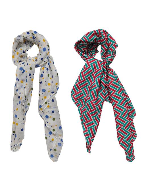 women pack of 2 printed scarves  - 21374528 - Very Small Image - 1