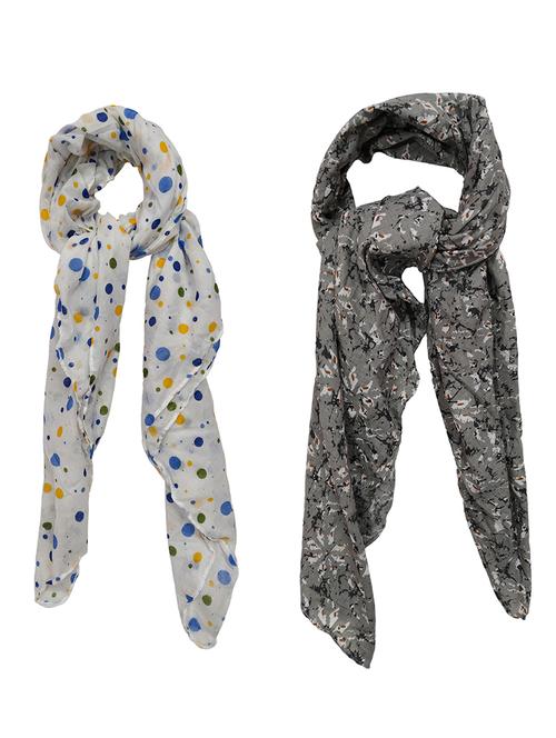 women pack of 2 printed scarves  - 21374529 - Very Small Image - 1