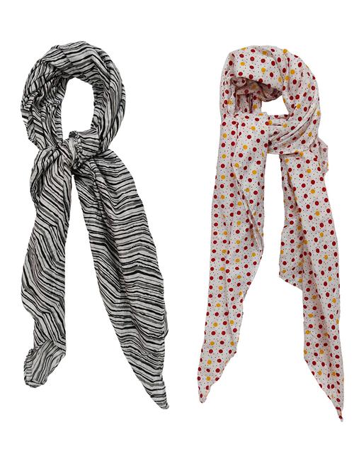 women pack of 2 printed scarves  - 21374533 - Very Small Image - 1
