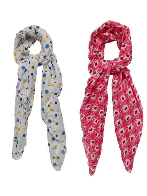 women pack of 2 printed scarves  - 21374537 - Very Small Image - 1