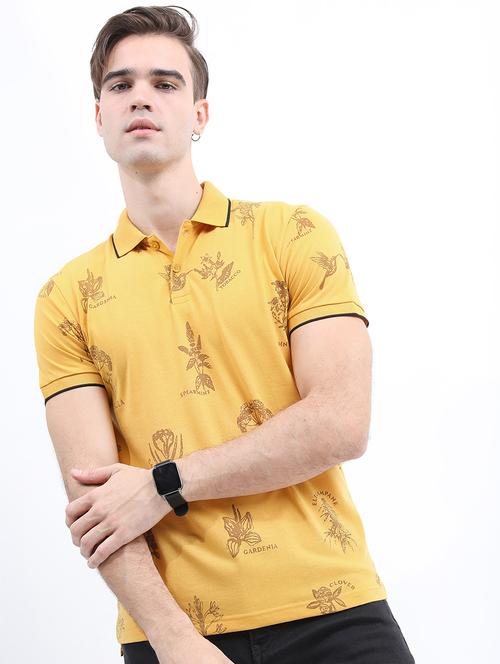 men all over printed polo t-shirt - 21375340 - Very Small Image - 1