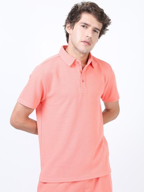 men plain polo neck t-shirt - 21375464 - Very Small Image - 1