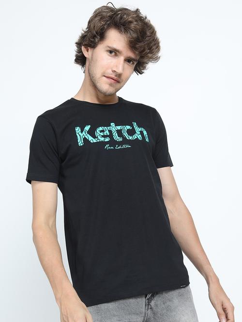 men short sleeve chest print t-shirt - 21375496 - Very Small Image - 1