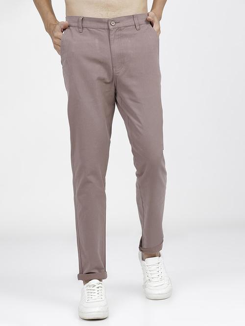 men mid rise solid chinos - 21375562 - Very Small Image - 1