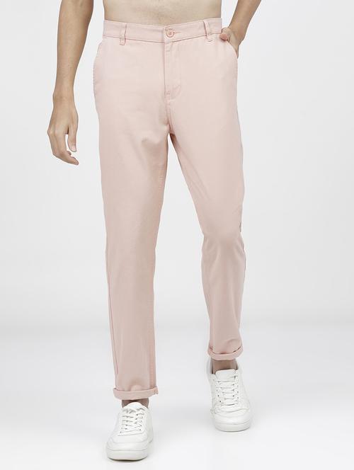 men mid rise solid chinos - 21375585 - Very Small Image - 1