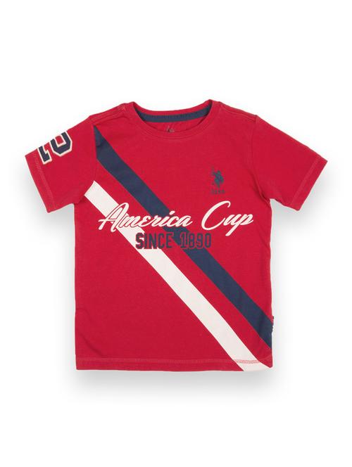 boys crew neck front print t-shirt - 21380719 - Very Small Image - 1