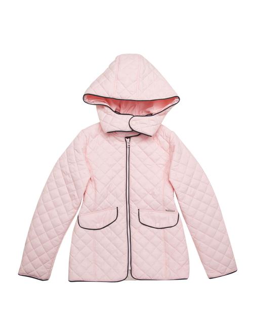 pink hooded quilted jacket - 21381015 - Very Small Image - 1