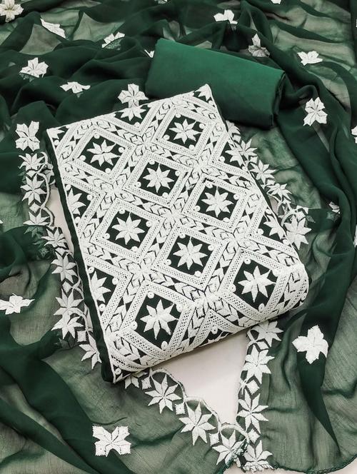 women embroidered unstitched suits - 21381256 - Very Small Image - 1