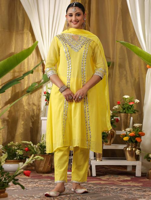 women kurta bottom set with dupatta - 21382604 - Very Small Image - 1