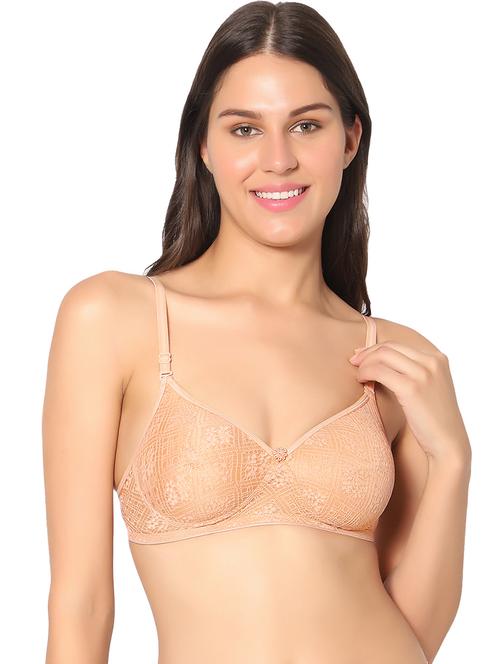 women peach lace detailed regular bfra - 21386171 - Very Small Image - 1