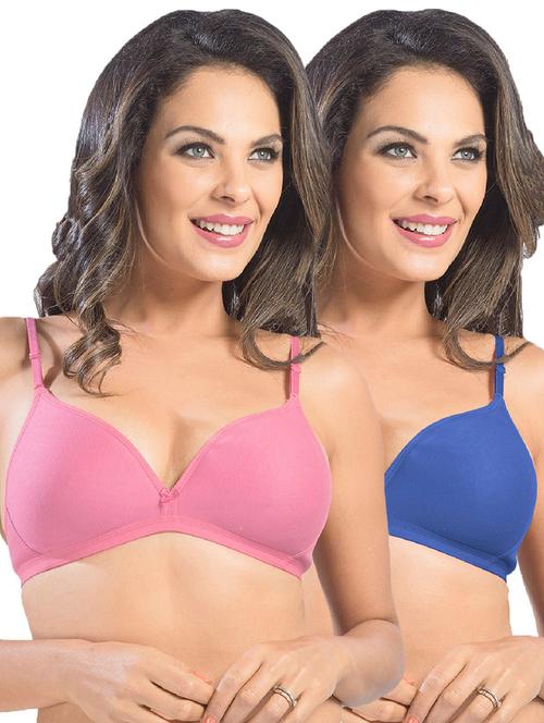 pack of 2 solid t-shirt bra - 21386309 - Very Small Image - 1