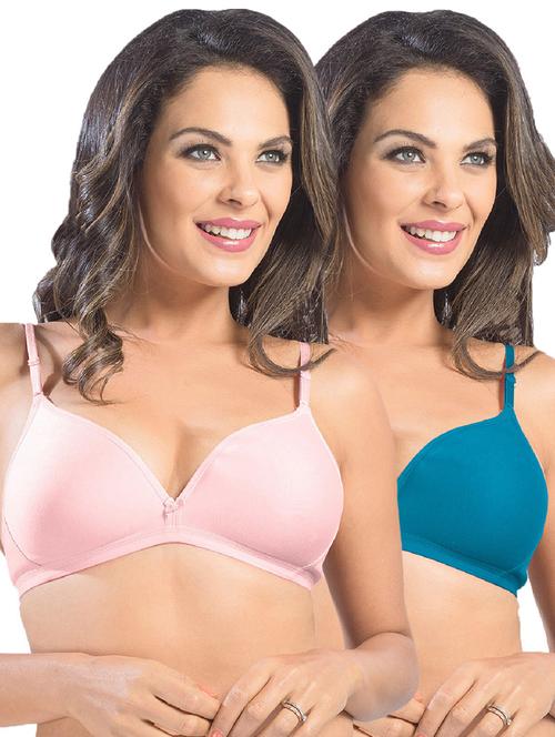 pack of 2 solid t-shirt bra - 21386322 - Very Small Image - 1