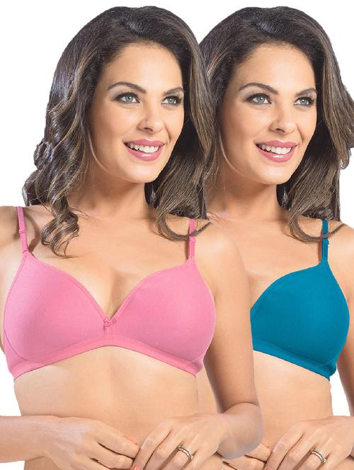 pack of 2 solid t-shirt bra - 21386329 - Very Small Image - 1