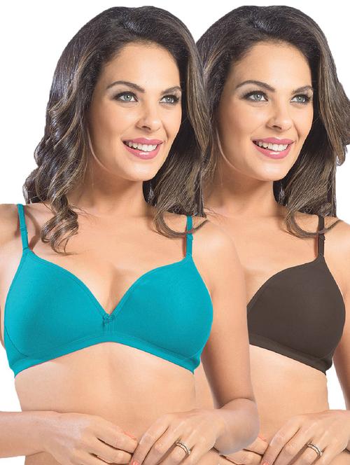 pack of 2 solid t-shirt bra - 21386346 - Very Small Image - 1