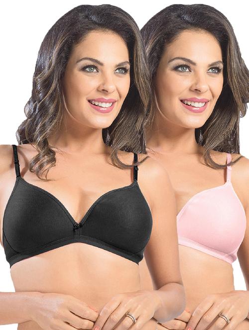 pack of 2 solid t-shirt bra - 21386372 - Very Small Image - 1