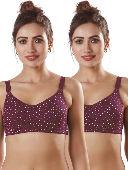 pack of 2 printed minimizer bra - 21386397 - Very Small Image - 1