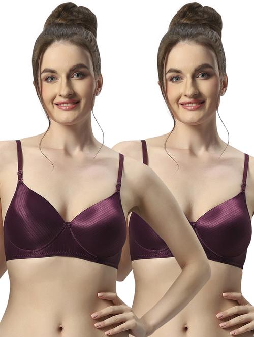pack of 2 solid t-shirt bra - 21386586 - Very Small Image - 1