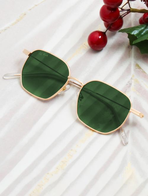 ted smith full rim hexagon shape branded latest and stylish sunglasses | polycarbonate lens & 100 % uv protection | men & women - 21387306 - Very Small Image - 1