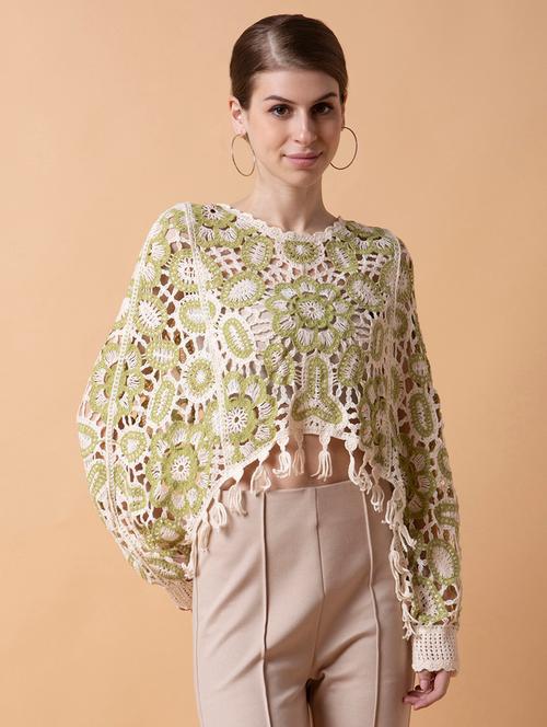 sea green self-designed regular top - 21387379 - Very Small Image - 1