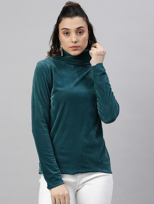 teal solid regular top - 21387441 - Very Small Image - 1