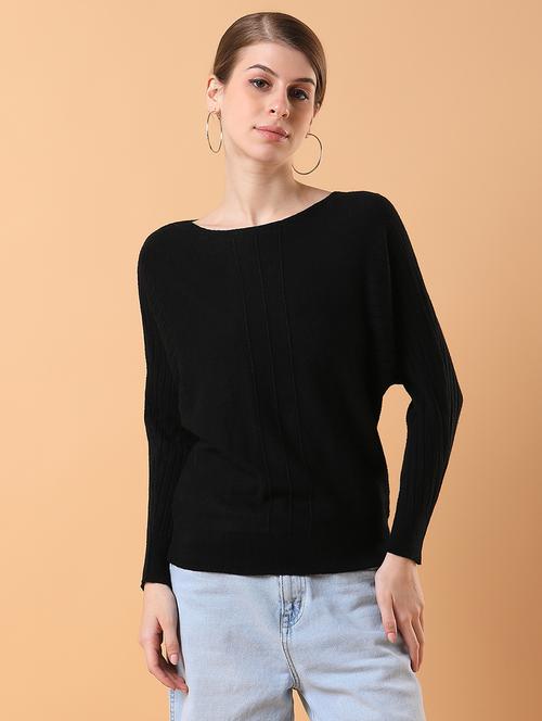 black solid regular top - 21387462 - Very Small Image - 1