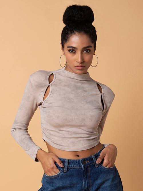 beige acrylic regular top - 21387494 - Very Small Image - 1