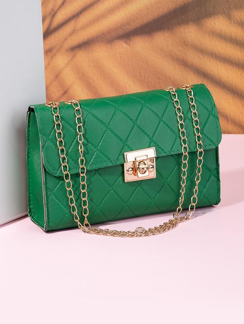women green pu sling bag - 21390817 - Very Small Image - 1